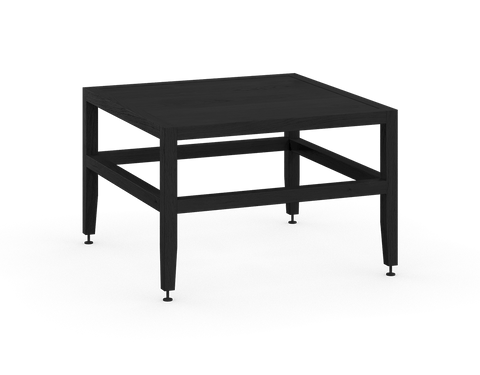 Coquo modular bench or low table in black stained oak, perfect for the kitchen, dining room, living room or entrance.